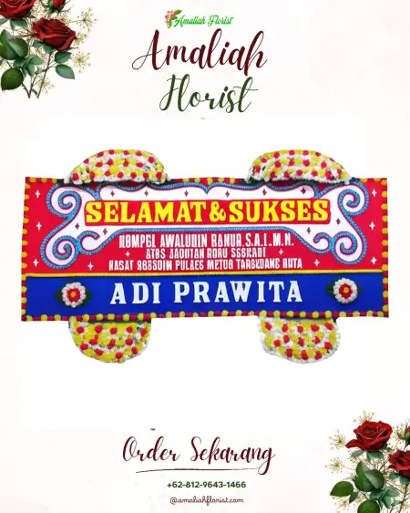 Papan Bunga Ucapan Selamat Ambarjaya